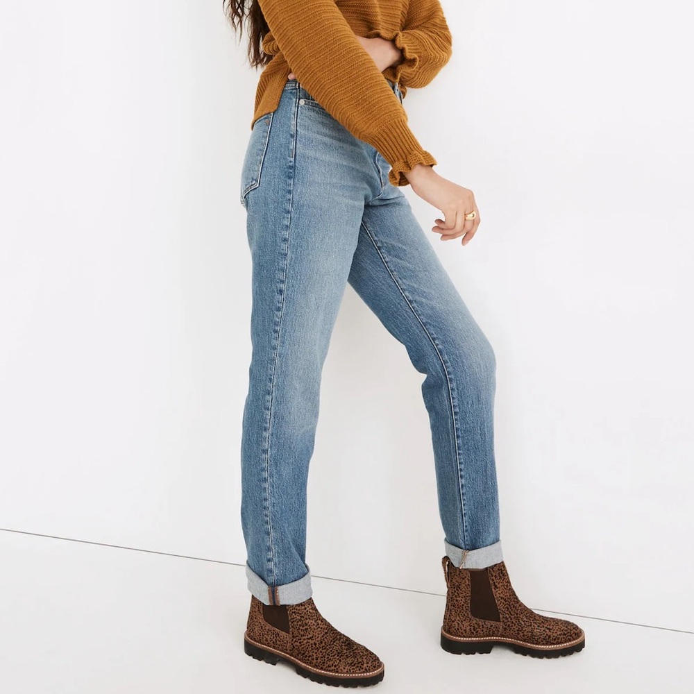 Madewell High Rise Slim Boyjean Tencel Edition (Neal Wash) size 24x27